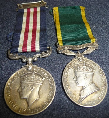 Lot 4 - A Military Medal (George VI 1938-48) and an Efficiency Medal (Territorial), awarded to 1857292...