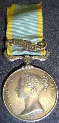Lot 7 - A Crimea Medal, with clasp SEBASTAPOL, awarded to LIEUT. R.D.TEMPLEMAN 62D.REGT.