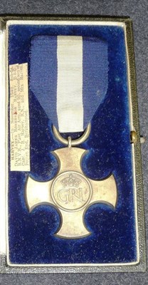 Lot 9 - A Distinguished Service Cross (George VI GRI), awarded to Sub Lieutenant David James Robertson...