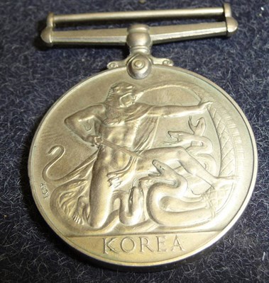 Lot 19 - A Korea Medal 1950-53, awarded to 14403515. PTE.V.MERRILL. GLOSTERS. (possibly partially renamed)