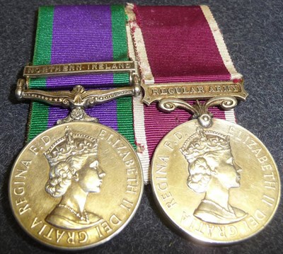 Lot 41 - An Elizabeth II Long Service Pair, to 24316595 LCPL G E MEREDITH ACC, comprising General...
