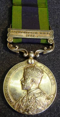 Lot 46 - An Indian General Service Medal 1908-35, with clasp AFGHANISTAN N.W.F. 1919, to 8628...