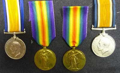 Lot 51 - Two Single British War Medals, to 46708 PTE.C.C.COOKNEY.ESSEX R. (with research material) and...