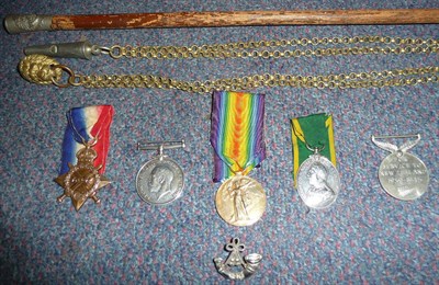 Lot 54 - A First/Second World War Group of Five Medals, awarded to 510 (270146) SJT.D.PEARSON....