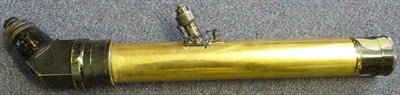 Lot 101 - A W Ottway & Co Ltd, Ealing Patent VP5-15 Brass Telescope, for a high angle gun, numbered 1003...