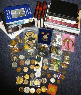 Lot 103 - A Collection of Militaria, including a items relating to the Civil Defence Corps, Red Cross...