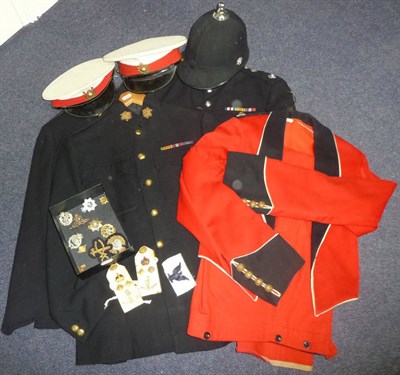 Lot 139 - A Mess Dress Red Jacket and Trousers, to a 2nd Lieutenant of the Royal Sussex Regiment; two...
