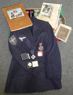 Lot 152 - A Collection of Third Reich Related Items, including a 1939 Iron Cross, Second Class, a 1936...