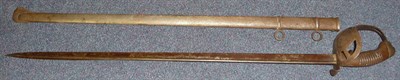 Lot 189 - A 19th Century Prussian Cavalry Troopers Sword, the 82.5cm pipe back steel blade stamped E.&...