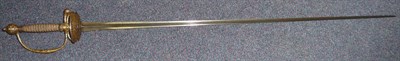 Lot 216 - A 17th Century Small Sword, with 82cm fullered triangular section tapered steel blade, the...