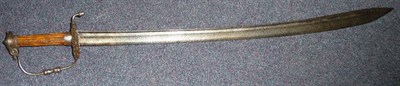 Lot 222 - A Rare Early 17th Century Hounslow Hanger, the 68cm single edge slightly curved steel blade...