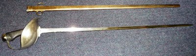 Lot 251 - A 1908 Pattern Cavalry Trooper's Sword, with 87.5cm single edge fullered steel blade stamped...