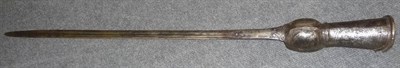 Lot 267 - A Late 17th/Early 18th Century Indian Pata (Gauntlet Sword), the 99.5cm double edge steel blade...