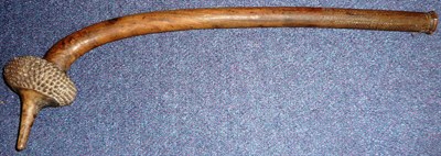 Lot 274 - A 19th Century Fijian Totakia (Pineapple) War Club, of dense hardwood, the heavy beaked head carved