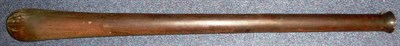 Lot 277 - A 19th Century Fijian Bowai (Pole) Club, of heavy dense hardwood probably ironwood, with...