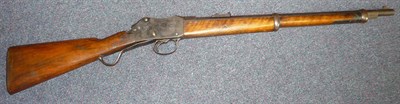 Lot 382 - FIREARMS CERTIFICATE REQUIRED FOR THIS LOT A .45 Calibre Martini-Henry Carbine, the 54cm steel...