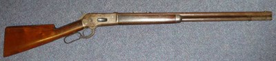 Lot 383 - FIREARMS CERTIFICATE REQUIRED FOR THIS LOT A Winchester Model 1886 45-70 Calibre Lever Action...