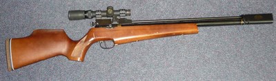 Lot 389 - PURCHASER MUST BE 18 YEARS OR OVER A Falcon Multi-Shot .22 Calibre Air Rifle, numbered 60030, beech