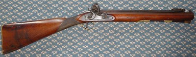 Lot 424 - A Late 18th/Early 19th Century Flintlock Coaching Carbine by H W Mortimer, London, the 41cm...