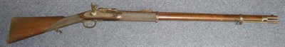 Lot 431 - A 19th Century Snider Action Rifle by I Wallas, Wigton, the 79cm signed steel barrels with Board of