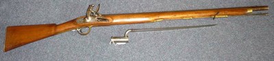 Lot 436 - An Early 19th Century Tower Flintlock Musket, the 85cm steel barrel with Board of Ordnance...