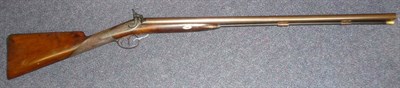 Lot 452 - A 19th Century Percussion Cap Double Barrel Sporting Gun by Henry Nock, London, with 76cm...