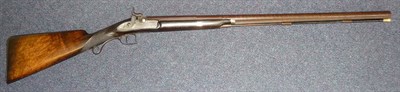 Lot 453 - A 19th Century Percussion Cap Single Barrel Sporting Gun by Willmott, London, the 79cm browned...