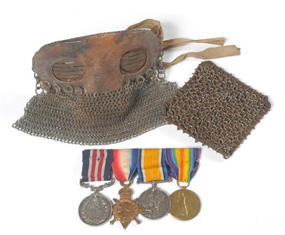 Lot 32 - A First World War Gallantry Group of Four Medals, awarded to 1551 PTE.F.JARVIS, YORK.R., comprising