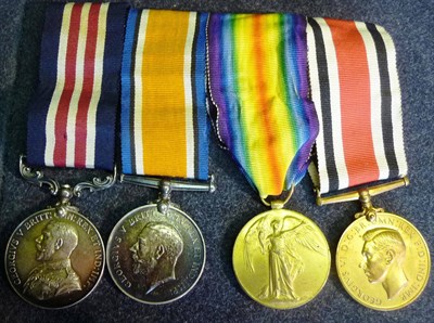 Lot 34 - A First World War Gallantry Group of Four Medals, awarded to 786597 BMBR:B.BREARS....