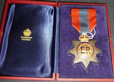 Lot 56 - An Elizabeth II Imperial Service Order, (Male), with silver hallmarks for London 1954, in case...