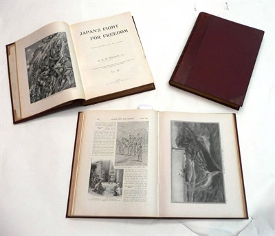 Lot 70 - Three Volumes of  Japan's Fight for Freedom, the Story of the War Between Russia and Japan,  by H W