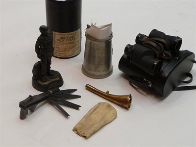 Lot 87 - A Pair of Second World War Canadian Military Binoculars, stamped C.G.B. 53 G.A. 6 X 30, CANADA...