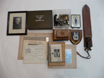 Lot 88 - A Collection of Militaria and Ephemera, relating to John Leslie Pinder who joined the Royal...