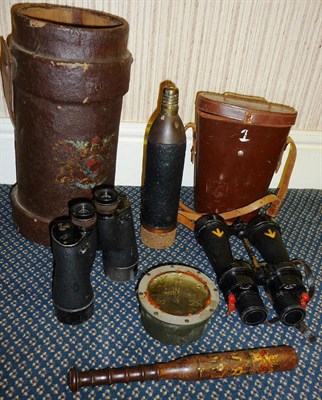 Lot 115 - A Pair of Second World War Royal Navy Binoculars, by Barr & Stroud, numbered 1900A, serial...