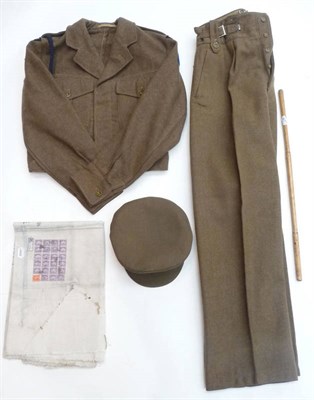 Lot 142 - A Post Second World War Royal Signal's Battledress Uniform, to a Lieutenant of the Highland...