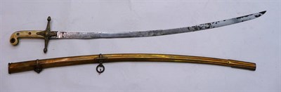 Lot 208 - A George V 1831 Pattern Indian Political Service Sword, the single edge steel blade etched with...