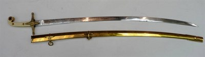 Lot 226 - A Copy of a Victorian General Officer's Sword, with foliate etched single edge steel blade, the...