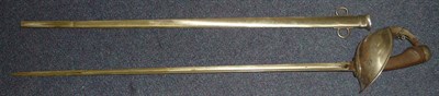 Lot 227 - A 1908 Pattern Mark 1 Cavalry Trooper's Sword, with 88cm single edge fullered spear point...