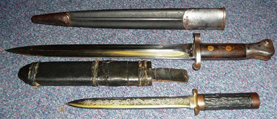 Lot 233 - A British Pattern 1888 MkI, Type 2" Lee-Metford" Bayonet, by Wilkinson, London, with steel...