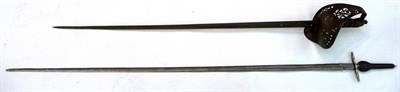 Lot 241 - A George V 1897 Pattern Infantry Sword, the 81cm single edge steel blade bearing traces of etching