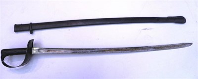 Lot 260 - An 1885 Pattern Cavalry Trooper's Sword, with 85cm single edge broad fullered steel blade,...