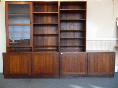 Lot 1259 - Two Swedish Troeds Rosewood Wall Units, Model Domi Monte, designed by Nils Johsson, comprising...