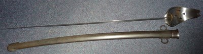 Lot 303 - An 1885 Pattern Cavalry Trooper's Sword, the 86cm broad fullered steel blade by Weyersberg,...