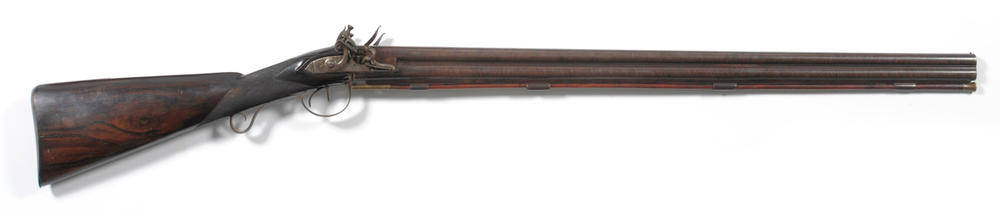 Lot 503 - An Early 19th Flintlock Over and Under