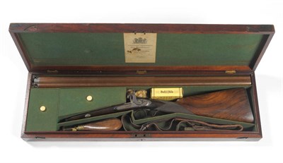 Lot 504 - A 12 Bore Double Barrel Percussion Cap Sporting Gun by Westley Richards, 170 New Bond Street,...