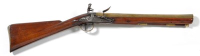 Lot 507 - A Rare 18th Century Officer's Flintlock Musketoon by Wogden, London, the 41cm swamped brass...