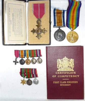 Lot 9 - A First/Second World War OBE Medal Group, awarded to 55025 PTE.G.S.HEPTON. E.YORK.R.,...