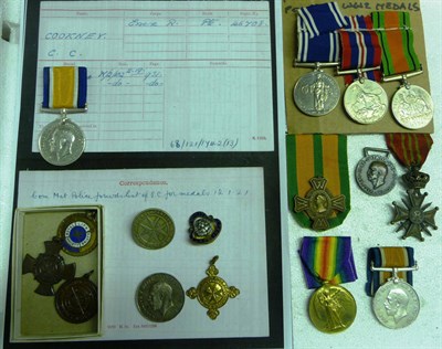 Lot 25 - A Police Long Service and Good Conduct Medal, awarded to CONST.FREDERICK BURGESS, together with his