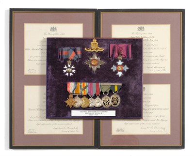 Lot 33 - A K.B.E., C.M.G. Group of Nine Medals awarded to Colonel Sir Charles Clifford, Royal Field...