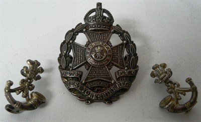 Lot 63 - A Silver Cap Badge to the 7th/8th West Yorkshire Regiment, hallmarks for Birmingham 1934, by Firmin